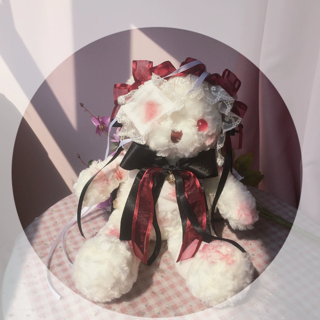 (BFM)Chestnut Lolita~Gothic Lolita Bag Dark Bloody Bear Bag   