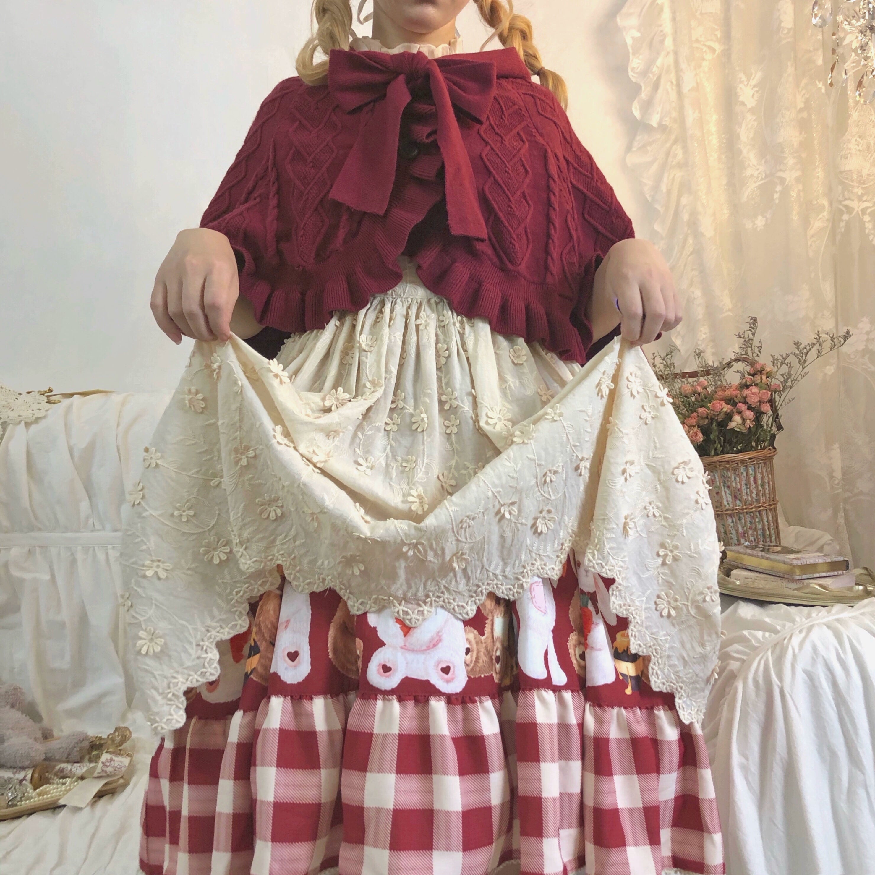 Sara Bell - Little Red Riding Hood - Sweet Lolita Thick Chirstmas Cloak