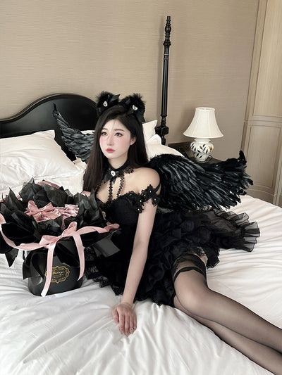 (BFM)Diamond Honey~Pure Love Commemoration~Wedding Lolita Dress Suit Lace Bridal SK   