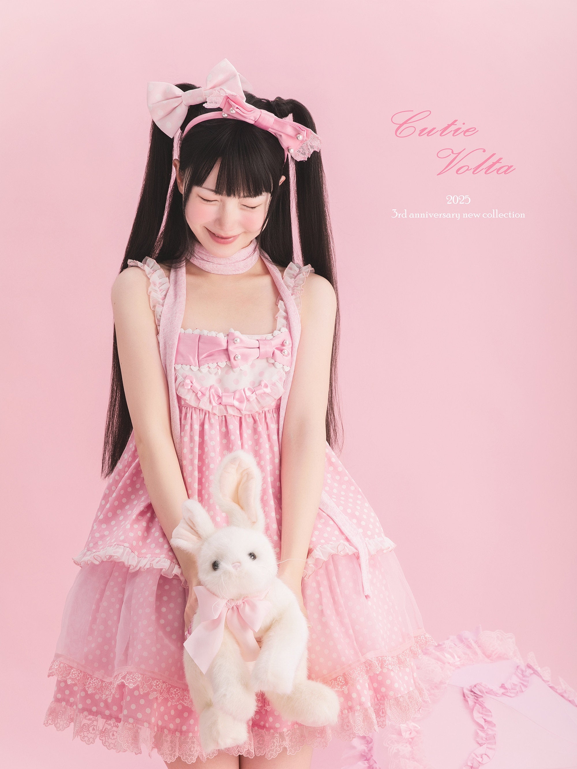 Candy Cottage - Old School Lolita Polka Dot Dress & Top Skirt Set 45522:851840