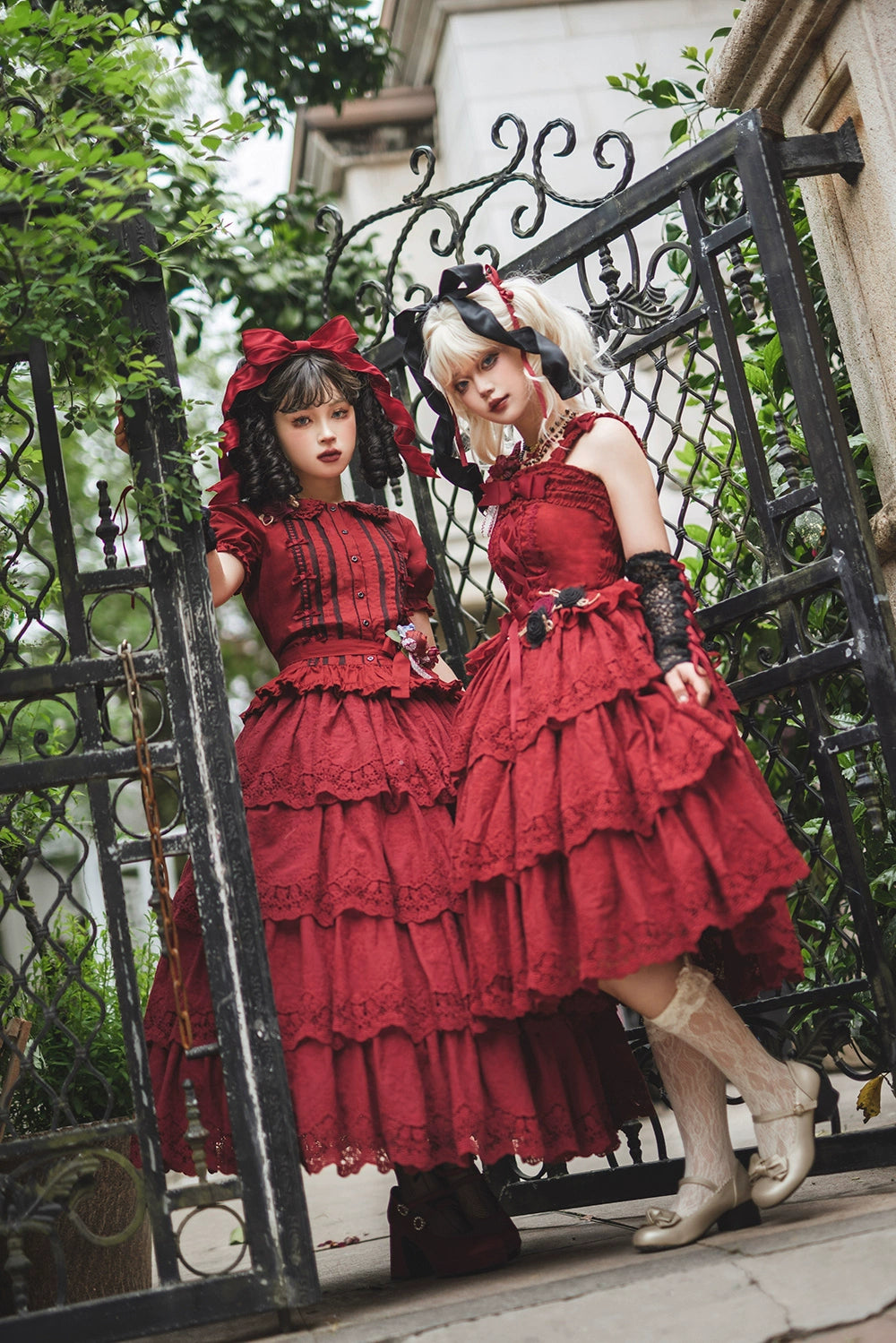 Miss Point - Forest Waltz - Classic Lolita Blouse & Multi-Tiered Ruffles SK 44233:800032