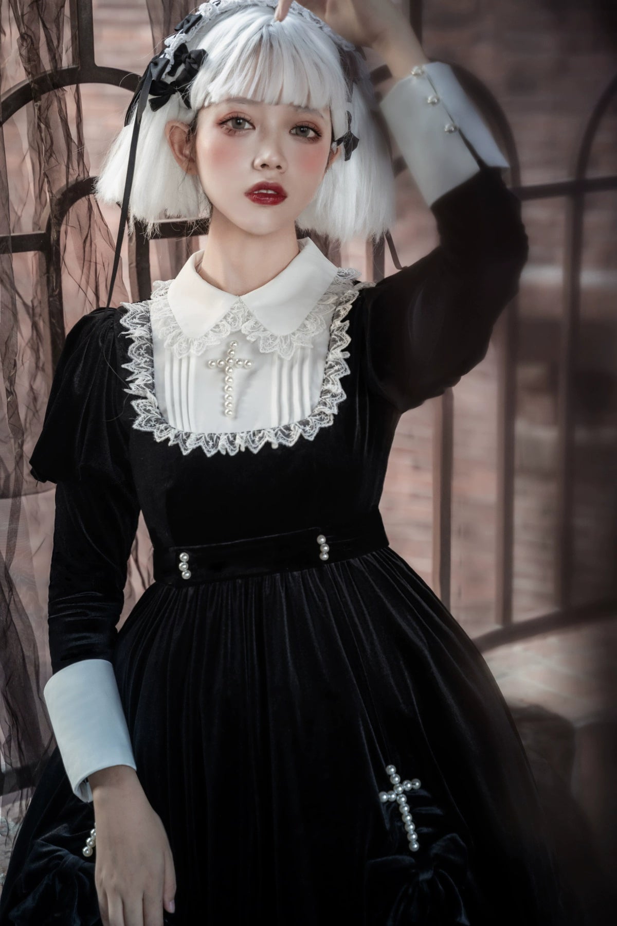 Sweet Date - Halloween Gothic Lolita OP Dress Princess Winter Dress