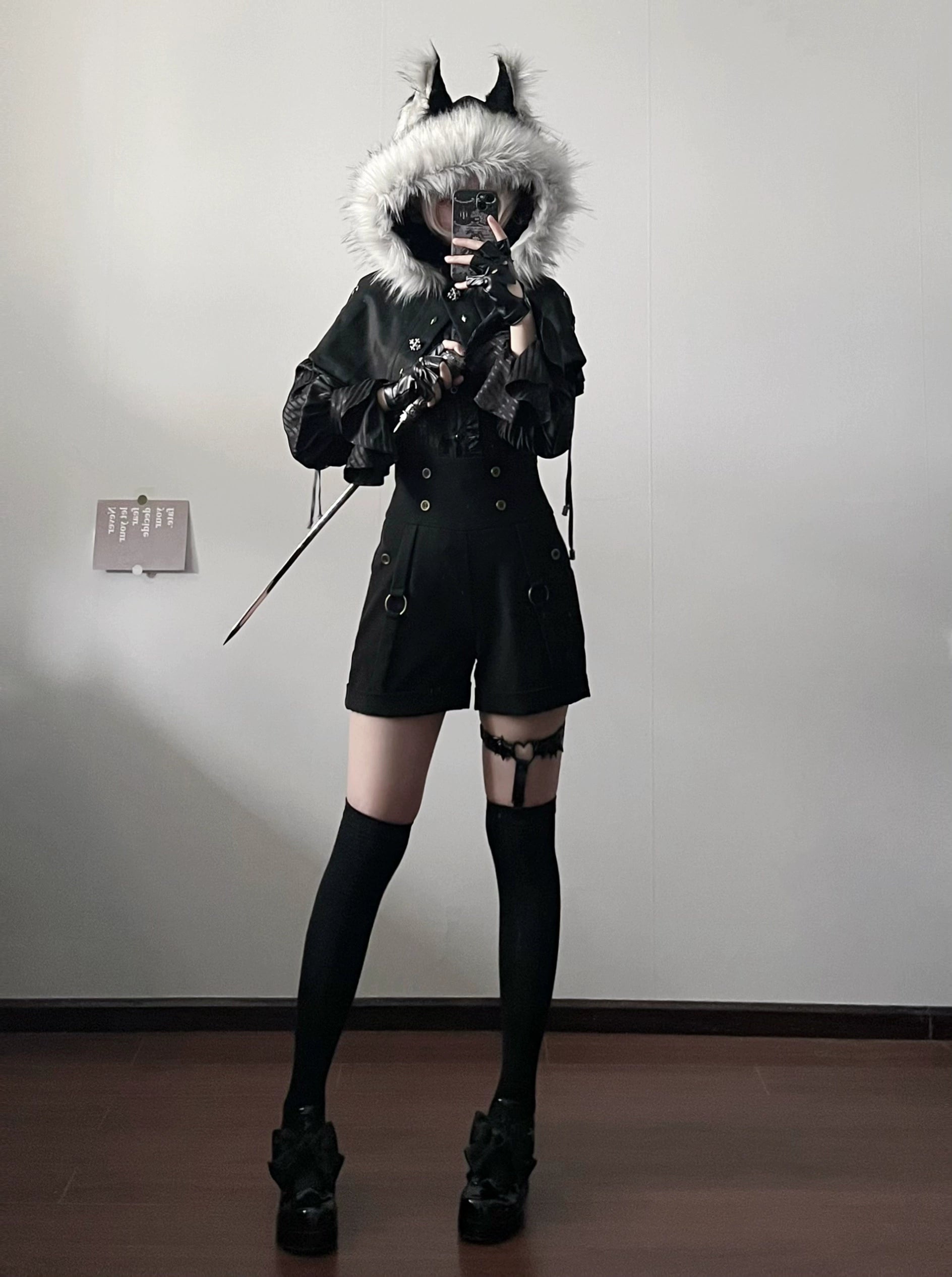 Gazing Galactic - Ouji Lolita Shorts Hight Waist Shorts