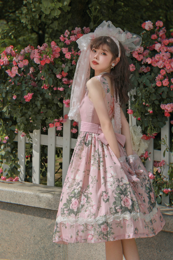 Miss Point~French Rose~Elegant Lolita JSK Dress