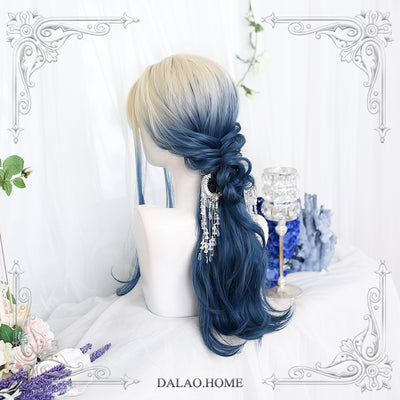 Dalao Home~Qingtan~Natural Curly Gradient Lolita Wig   