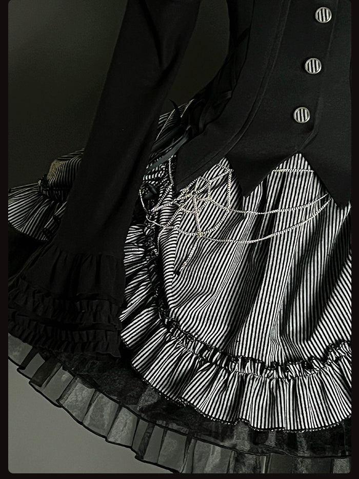 Alice Girl~Lolita Potion~Gothic Lolita JSK Halloween Sleeveless Lolita Dress   