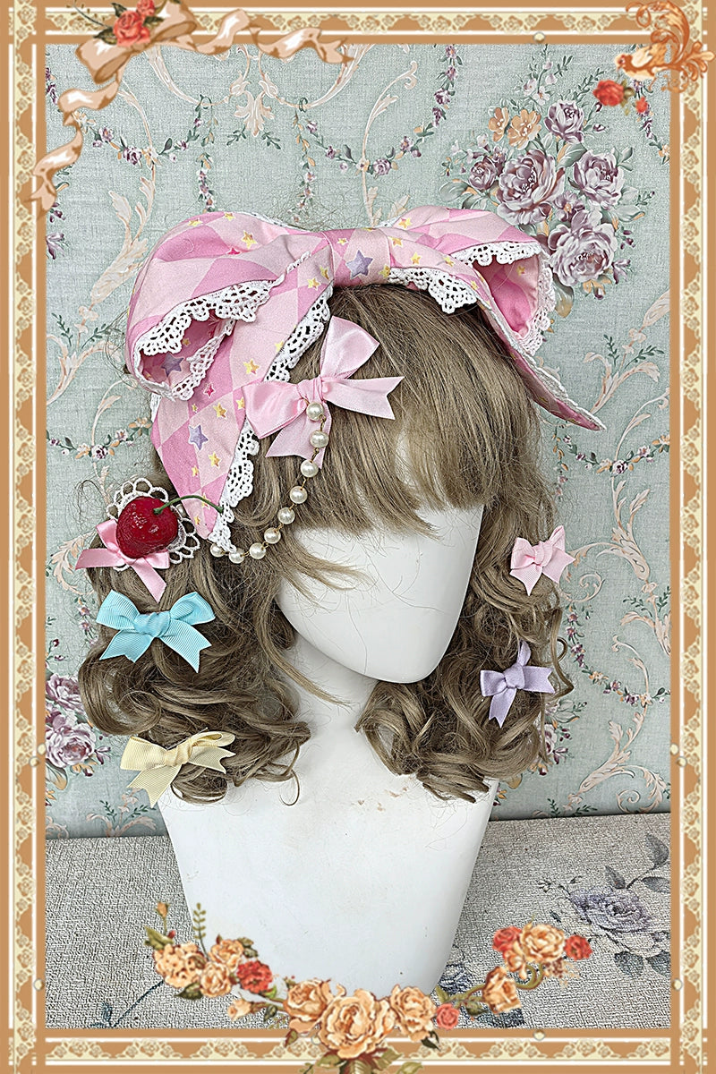 Infanta - Cream Meow - Sweet Lolita JSK, Cat Print 43769:784938
