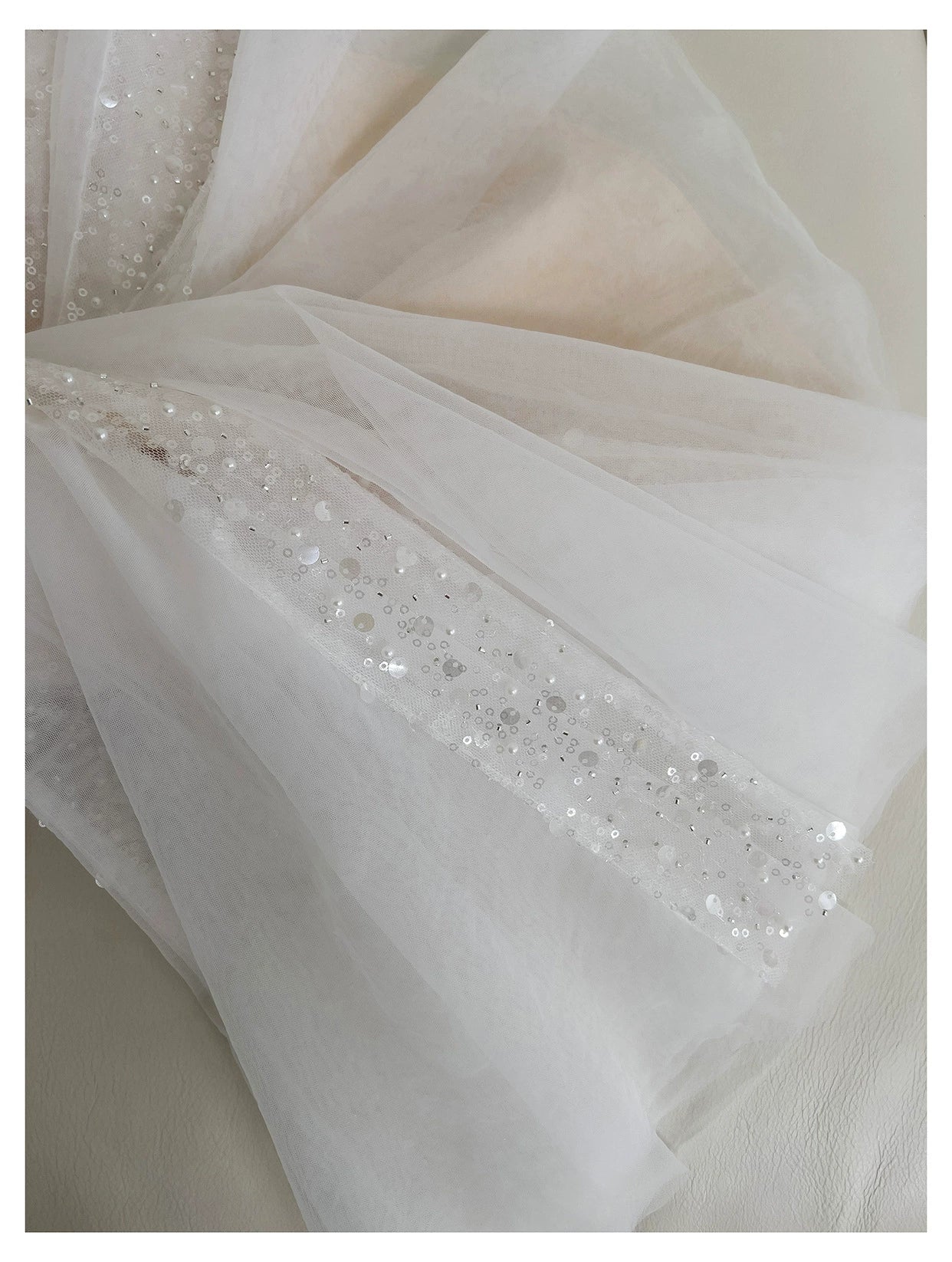 Anna~High End Sweet Lolita JSK White Mesh Adjustable Straps Gown   
