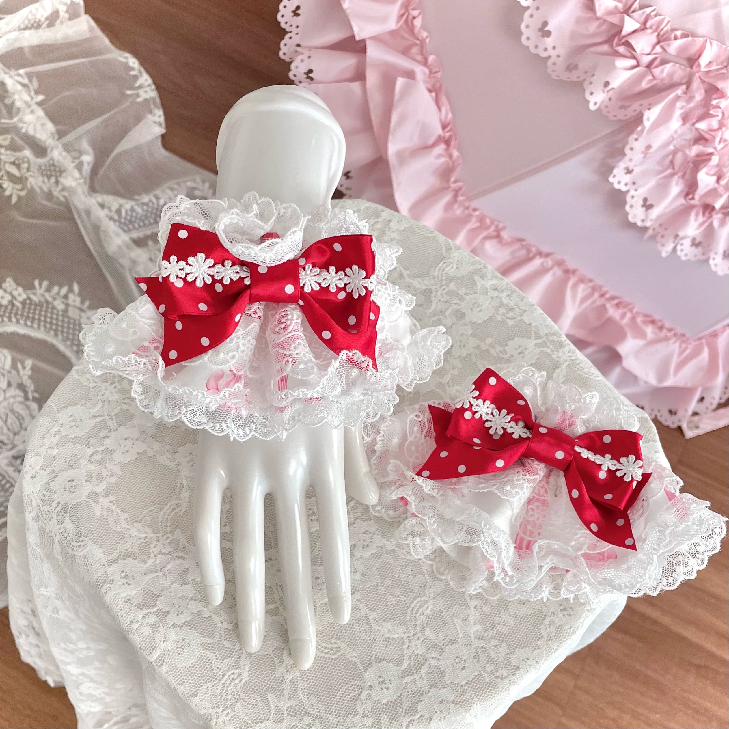 Deer Strawberry Garden - Old School Lolita Deer & Strawberry Printed JSK Dress 45681:860538