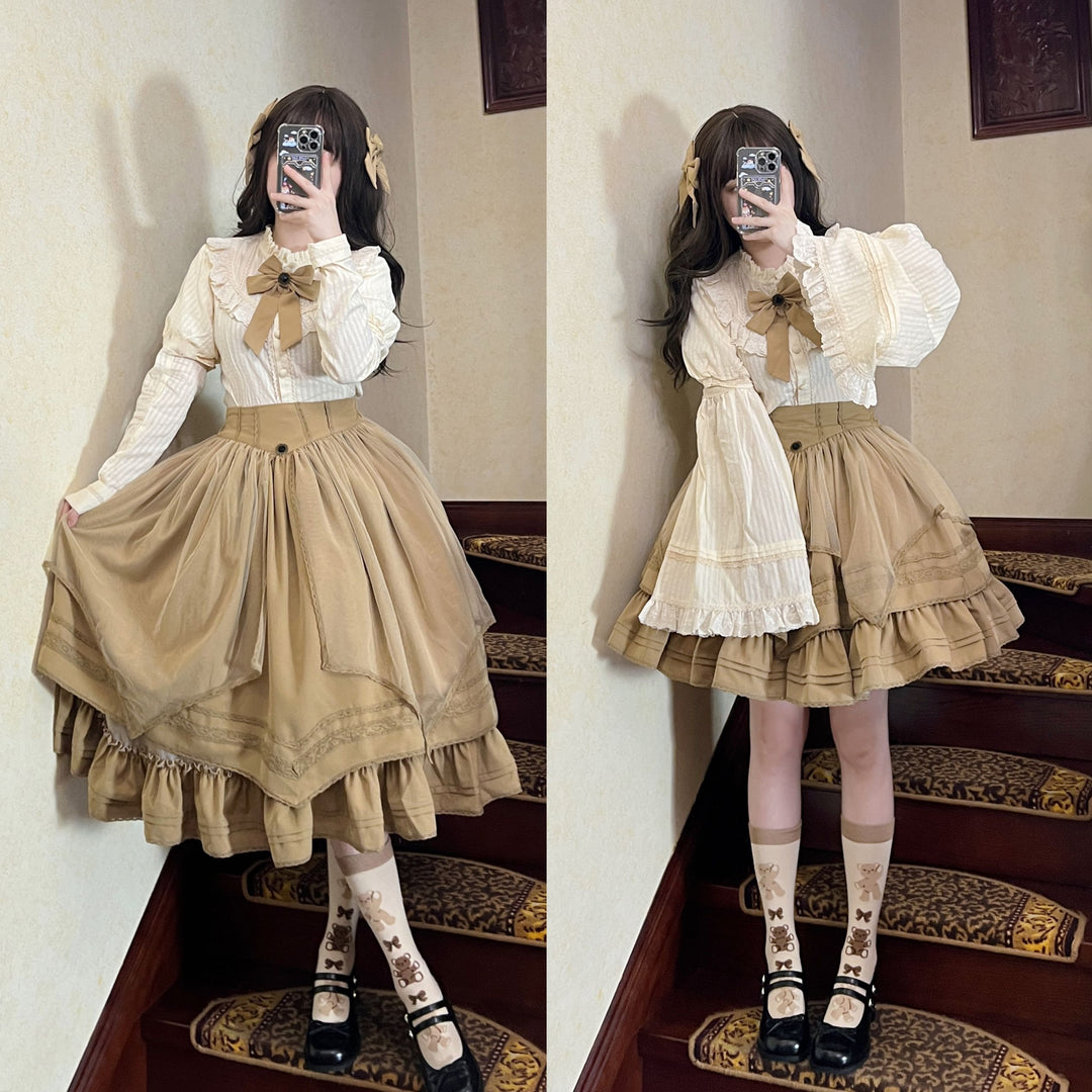 (Buyforme)Uncle Wall Original~Rich Girl~Elegant Lolita SK and Shirt   