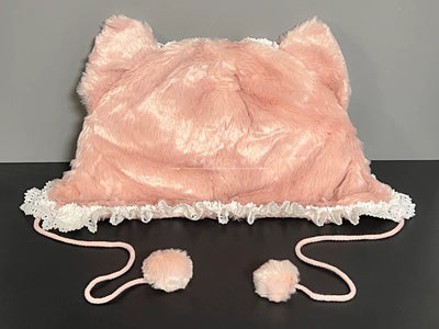 MAID~Winter Lolita Plush Hat Little Fox Earmuff   