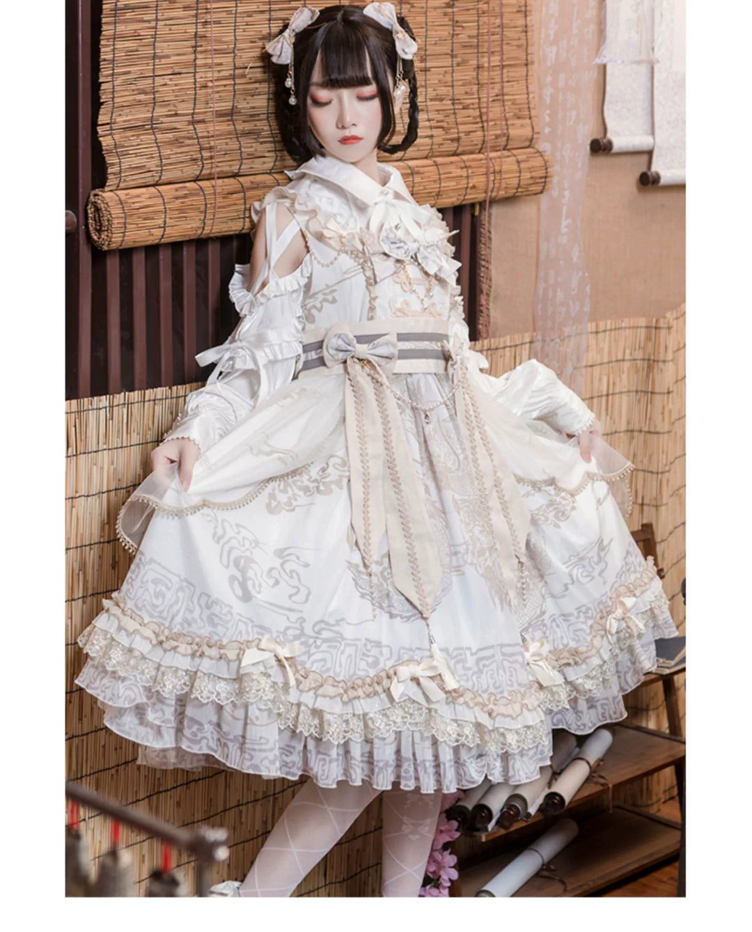 OCELOT~Yue Long Shi Yun~Daily Han Lolita Cake JSK