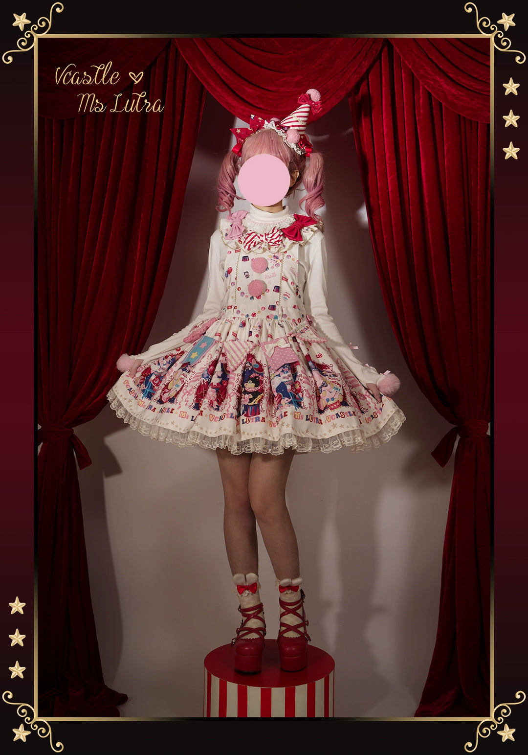 Vcastle~IP Collab Sweet Lolita Salopette and SK