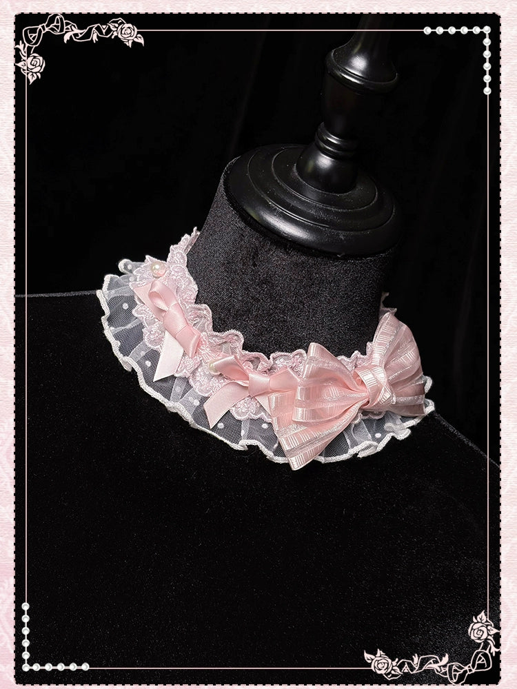 Shuang Sheng Xiao Xiong - Heart of Love - Lace Sweet Lolita Accessory Set 44308:803608