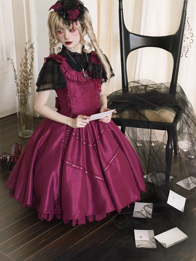 LittlePlum~Gothic lolita JSK Dress Solid Color 33734:436150