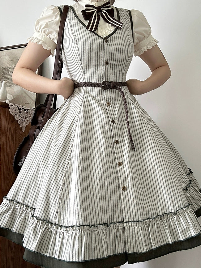 Forest Song~Artemis~ Classic Lolita JSK Double Sided Lolita Dress   