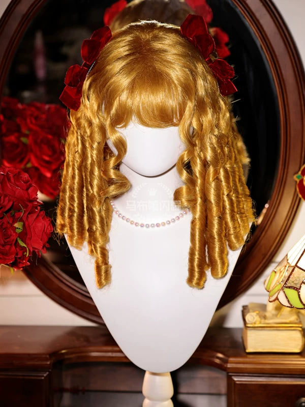 Lolita Roman Roll Wig, Shape-Resistant Fiber 44970:830334