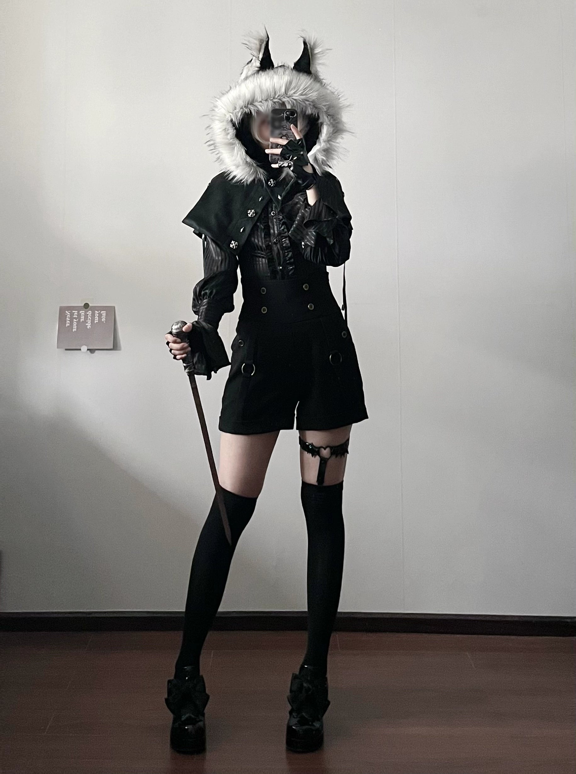 Gazing Galactic - Ouji Lolita Shorts Hight Waist Shorts