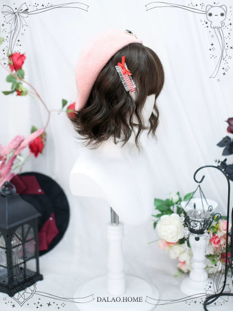 Dalao~Qianqian~Natural Lolita Wig Short Curls Wigs   