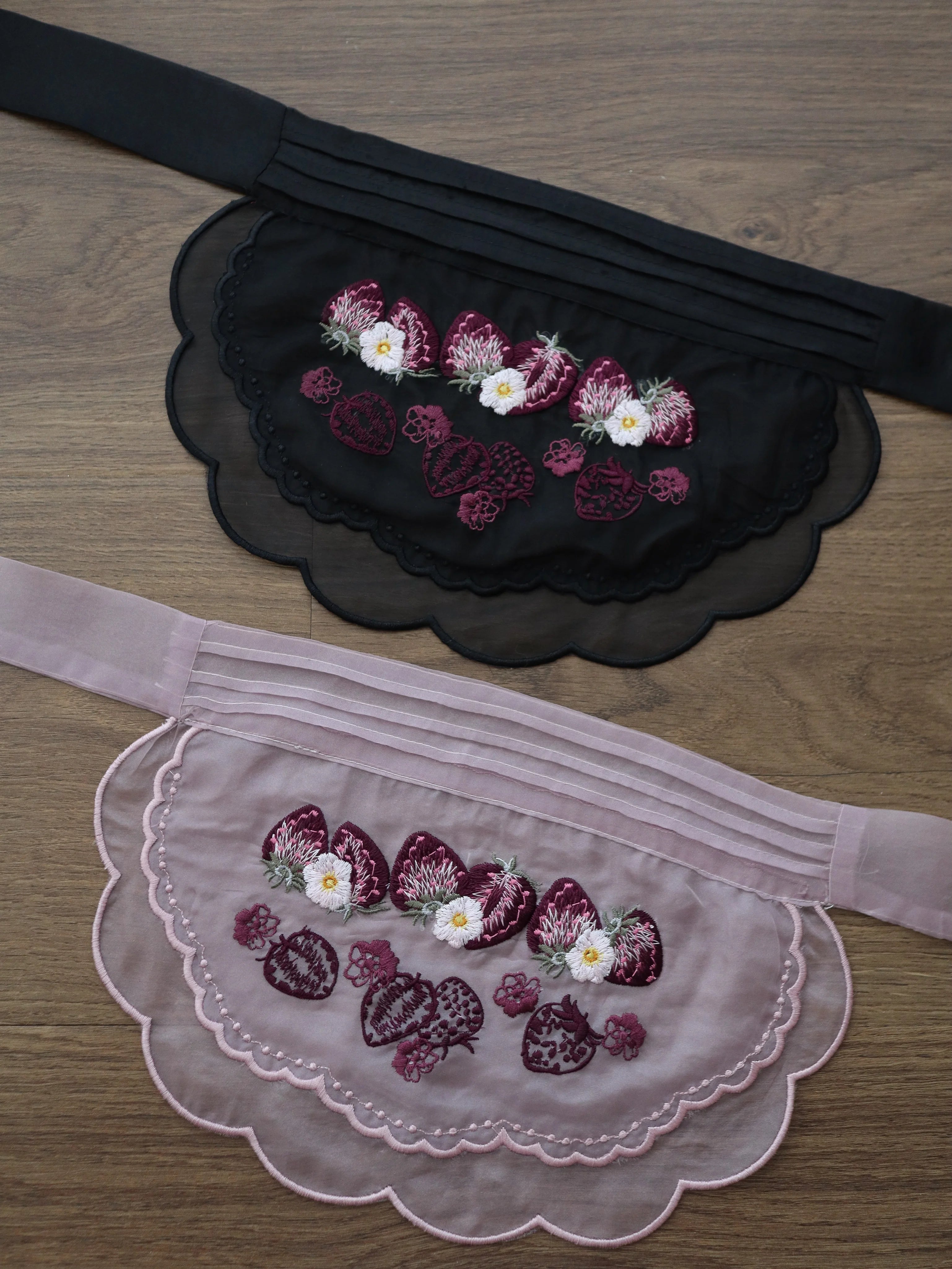 Dark Berry Fairytale - Cotton Sweet Lolita Strawberry Printed OP & JSK Dress 45629:856422