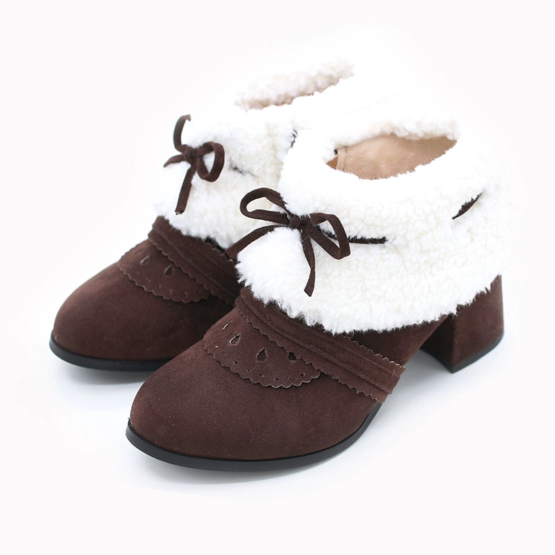 Spring Day Lolita - Sweet Lolita Women's Ankle Boots Multicolors 22620:322832