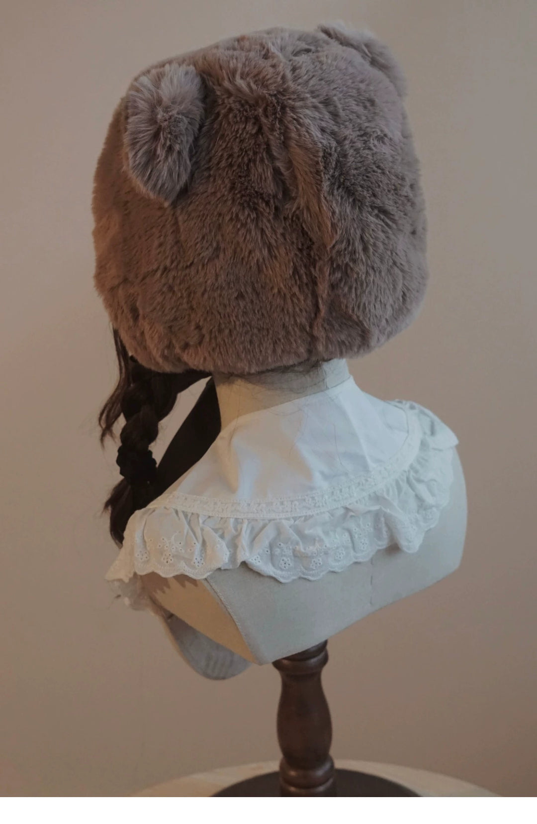 (BFM)Besozealous~Winter Lolita Hat Bear Ears Hooded Hat   