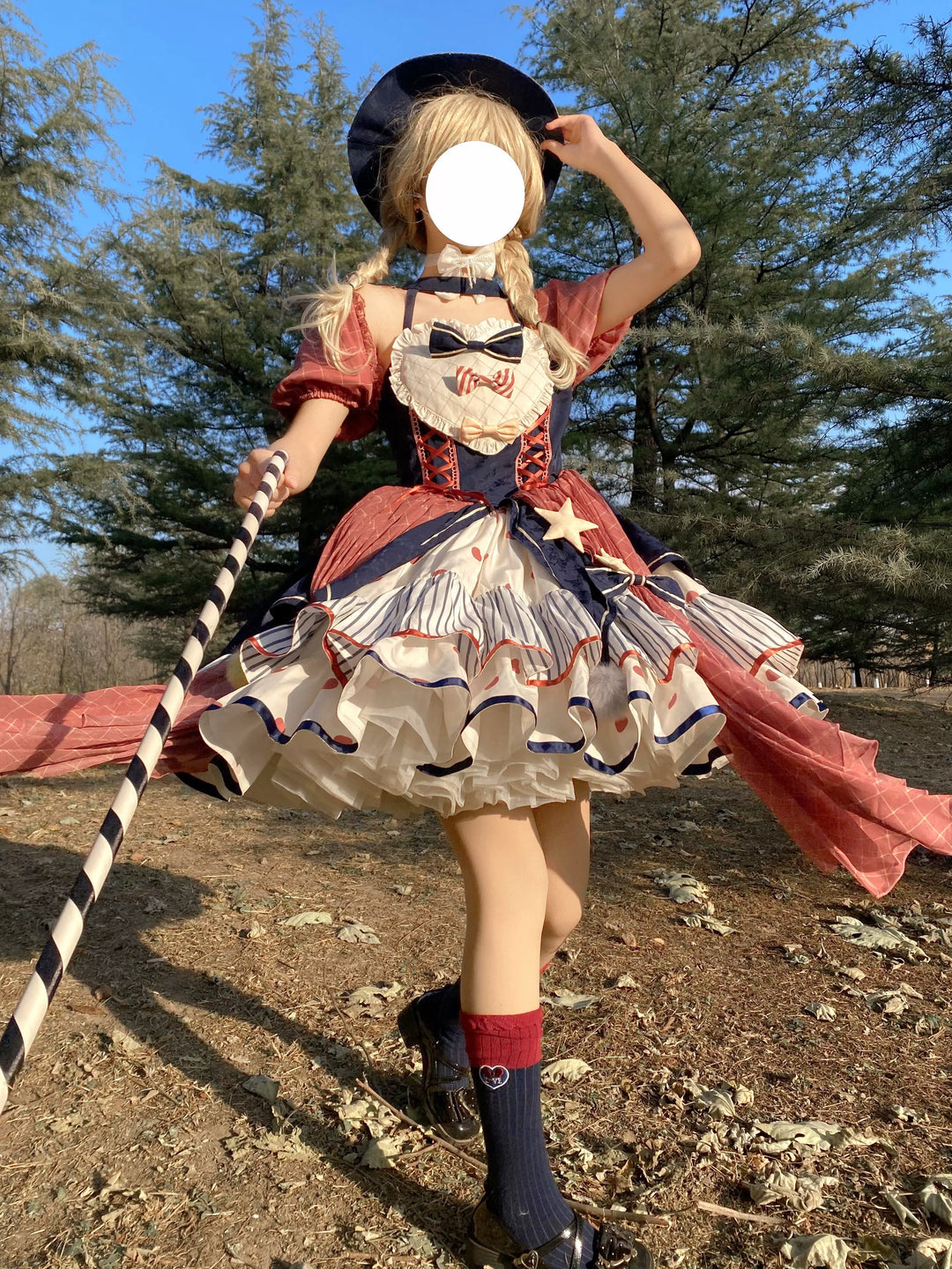 (BFM)Puppet Night~Circus Troupe~Daily Sweet Lolita Halter Dress   