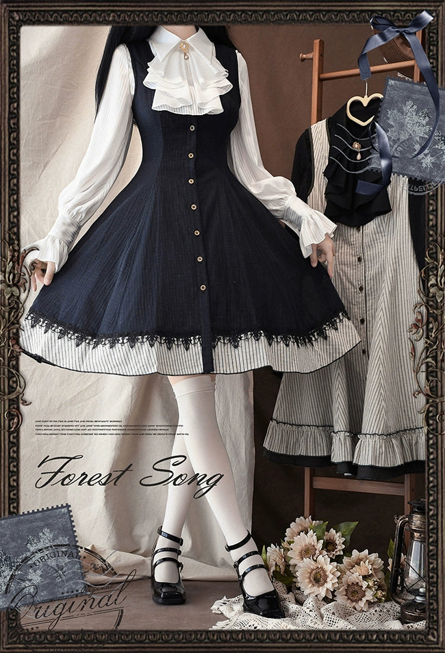 Forest Song~Artemis~ Classic Lolita JSK Double Sided Lolita Dress   