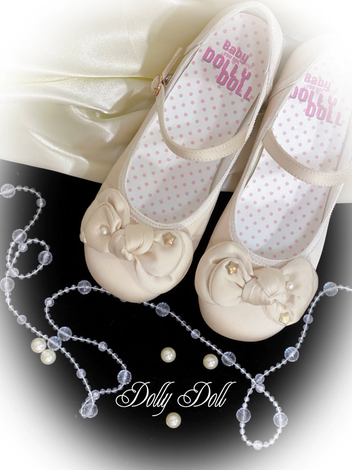 Dolly Doll~Little Fat Ding~Sweet Lolita Shoes Low Heel Round-toe Shoes   