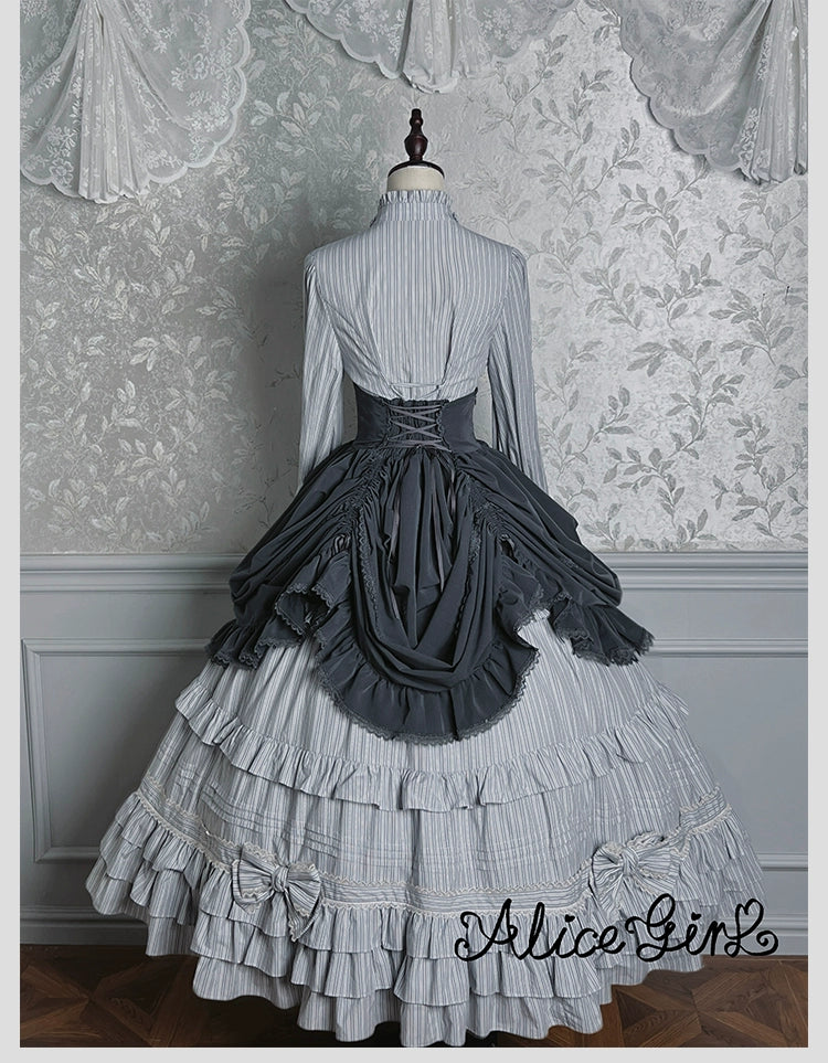 Alice Girl - Duke of Victoria - Classic Lolita Striped Blouse 44093:795191