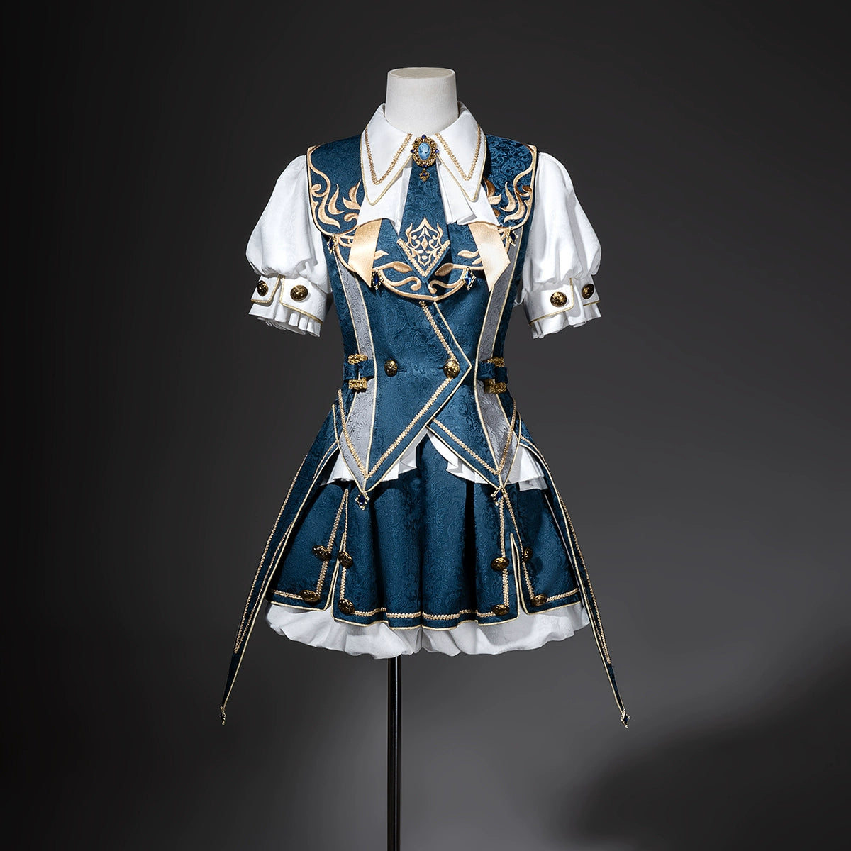 Your Princess - Contract Magic - Jacquard Ouji Lolita Vest Outfit (L M S) 43708:784093
