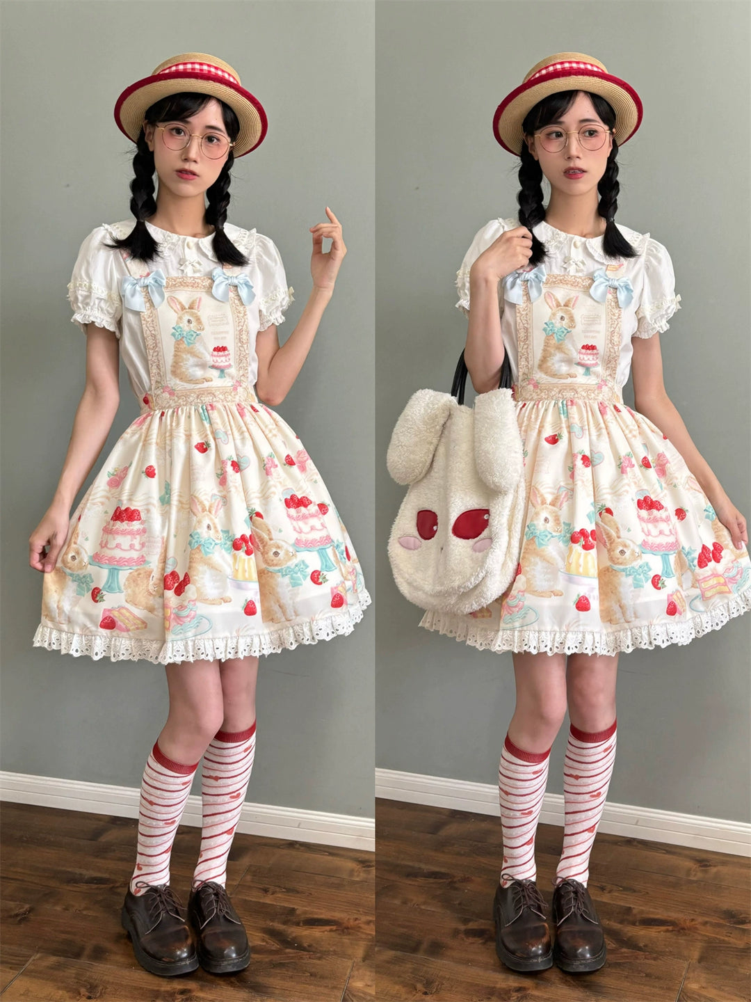 Dark Star Island~Honey Bunny Cake~Sweet Lolita JSK/OP/Strap SK/Shirt 39864:638662