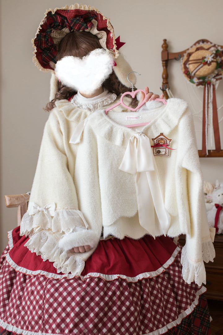 MIST~Qian's Letter~Sweet Lolita Sweater Winter Cardigan Coat