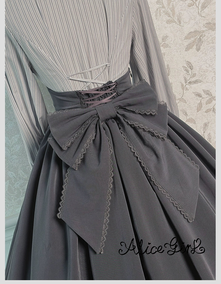 Alice Girl - Duke of Victoria - Classic Lolita SK & Overskirt Set 44092:794837