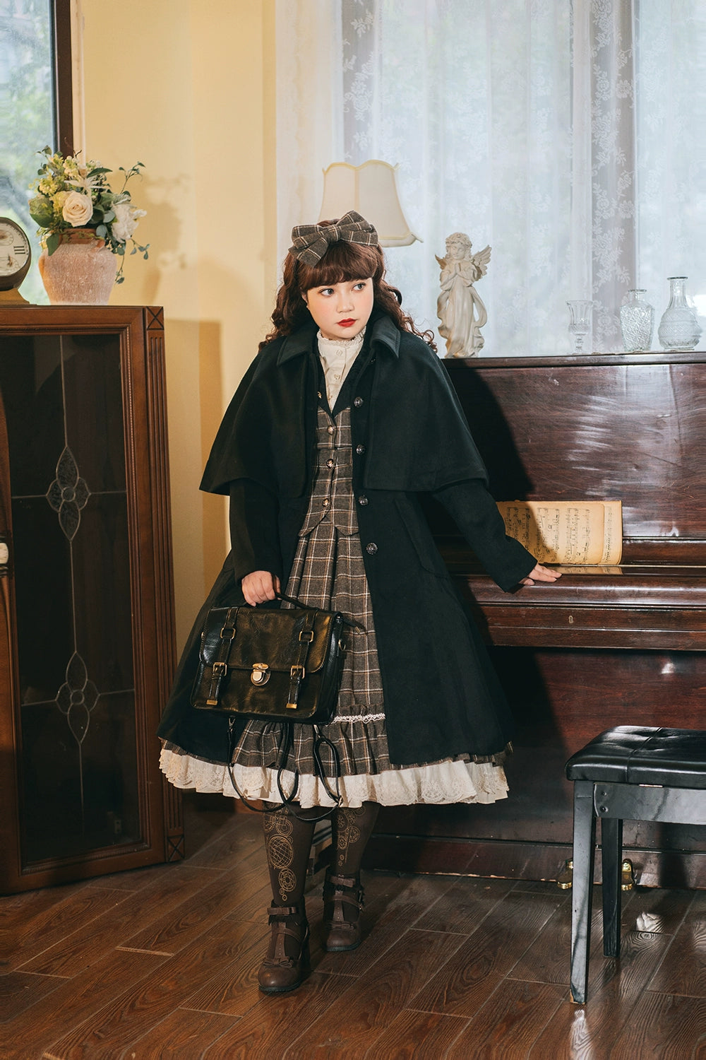 (BFM)Miss Point~Rose~Elegant Lolita Pliad Print Vest Customized 32510:385428