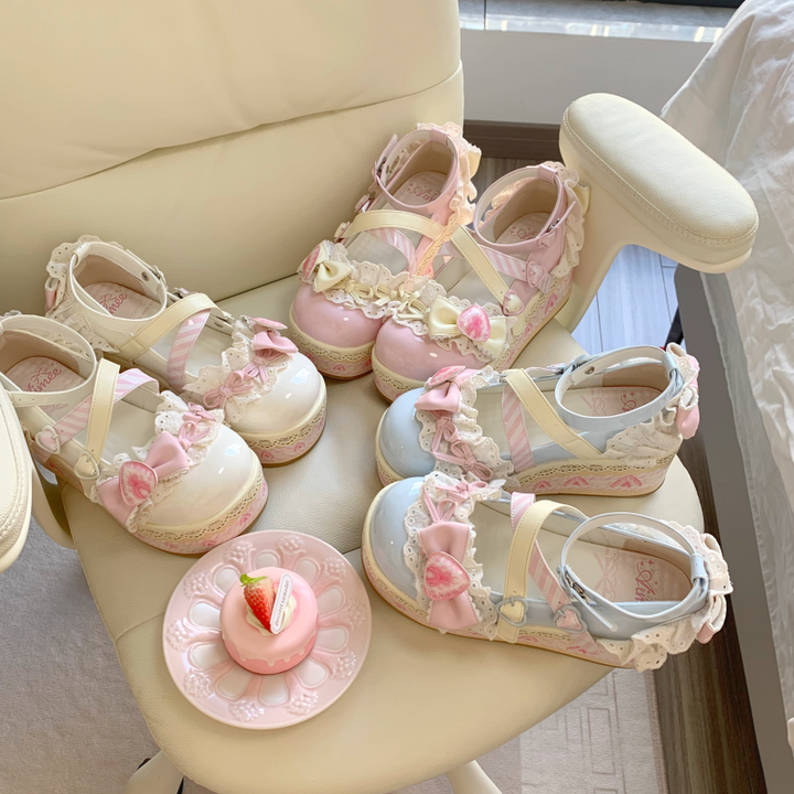 Aimee~Sweet Lolita Shoes High Platform Lolita Shoes