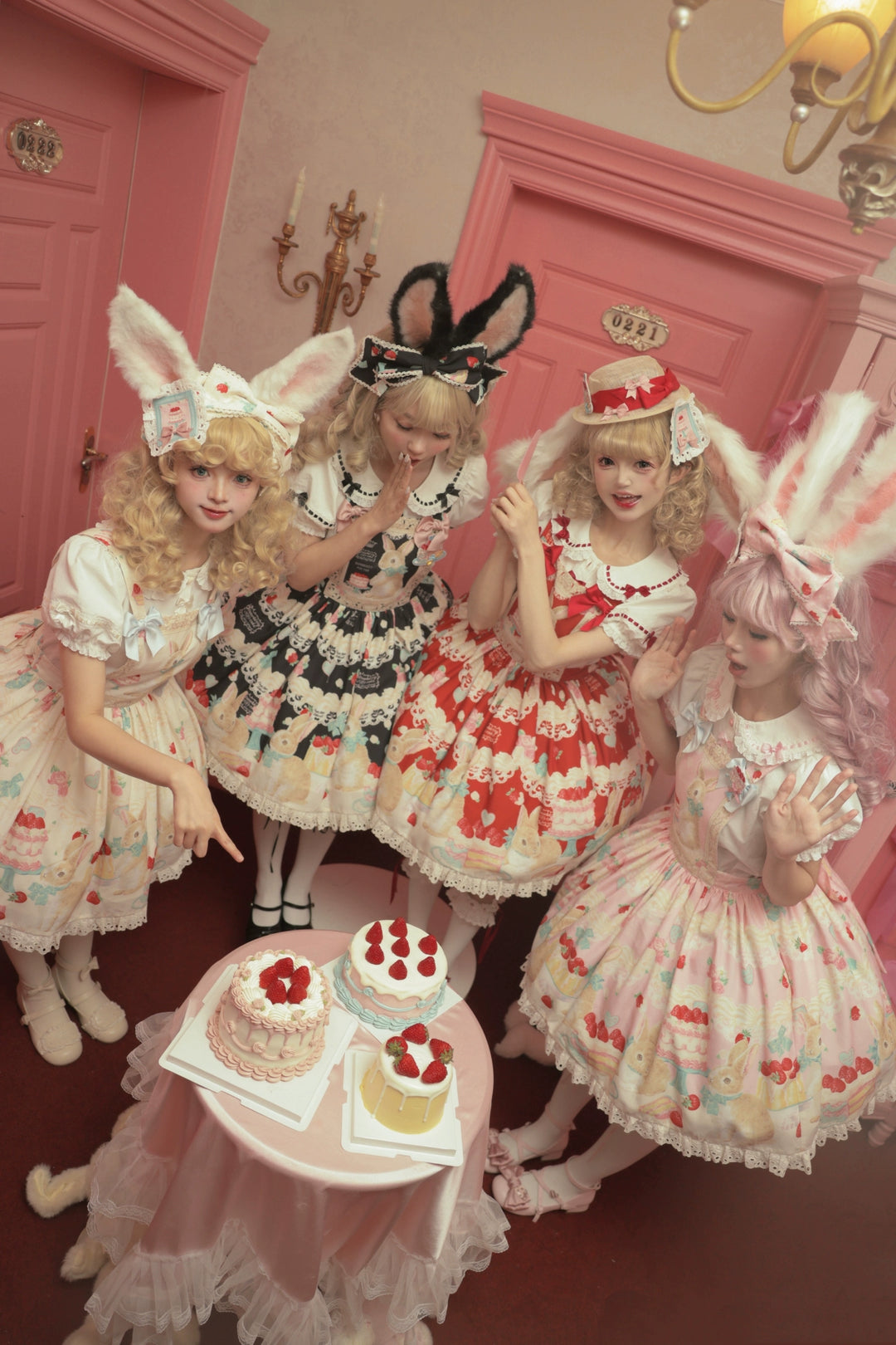 Dark Star Island~Honey Bunny Cake~Sweet Lolita JSK/OP/Strap SK/Shirt 39864:638768