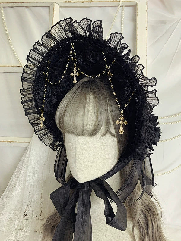 (BFM)Sweet Jelly Lolita~Goth Lolita Bornet Elegant BNT Headdress   