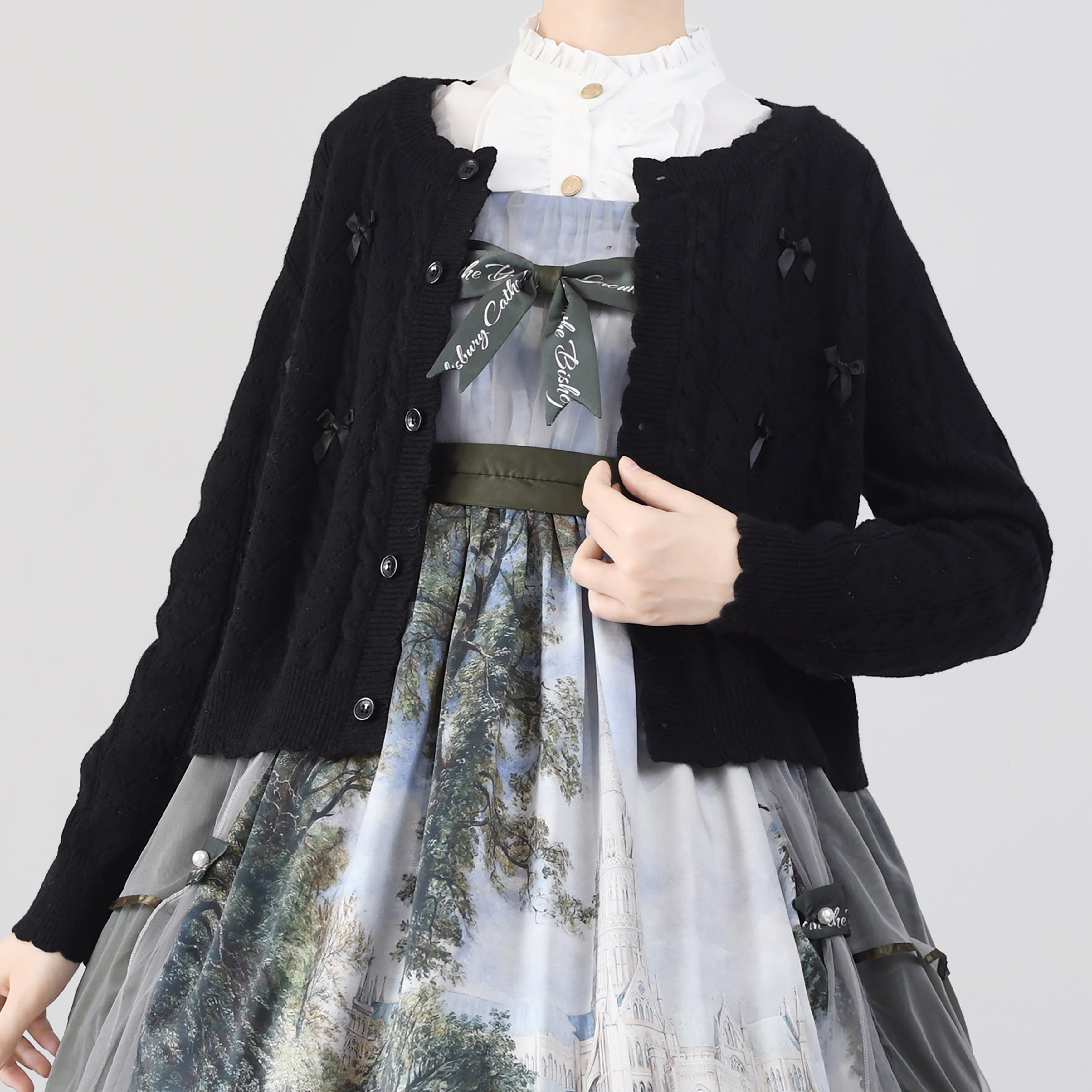 (BuyForMe) MIST~Hollow Out Long Sleeve Lolita Cardigan Multicolors