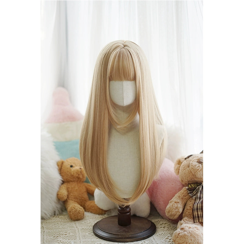 Imperial Tea - Daily Lolita Wig Long Straight Wigs Maple sugar color