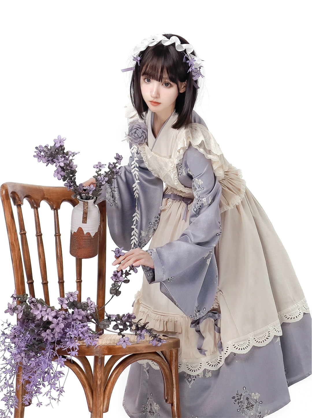 Meow Studio~Cloud Pharmacy~Qi Lolita OP Lolita Overskirt   