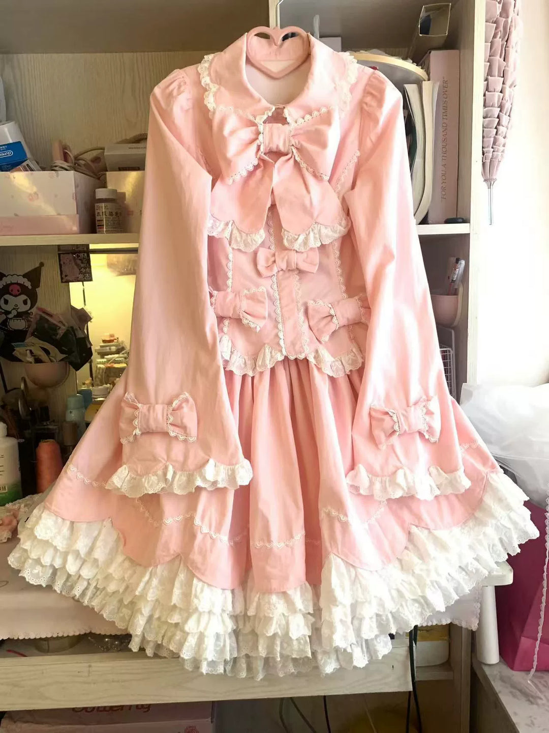 Ginkgo Needle Lolita~Spring Snow~Sweet Lolita Skirt Long-Sleeved Shirt 42082:725386