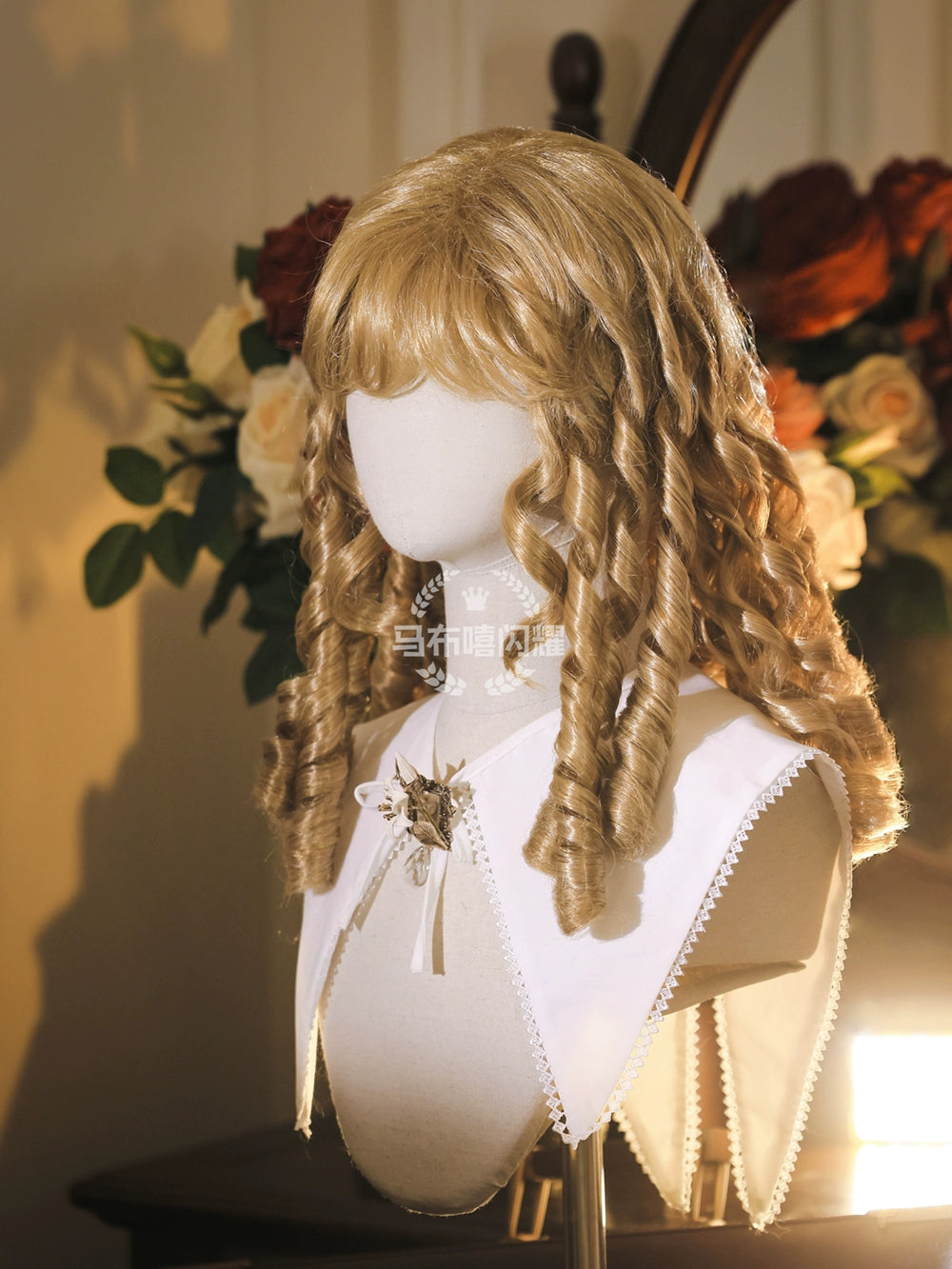 Mabuxi~Retro Lolita Wig Elegant Roman Curls Gorgeous Court Wigs 40472:668736