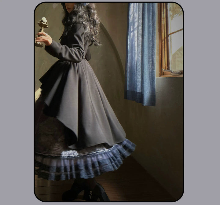 Susin Lolita~Star Disk~Gothic Lolita Dress Elegant OP Dress and Coat