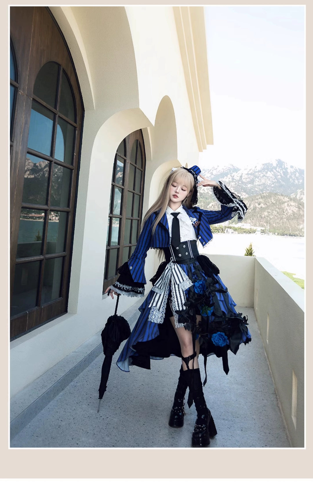 (BFM)Signorina~Golden Years~Ouji Lolita Skirt Suits Prince Elegant Dress Set   
