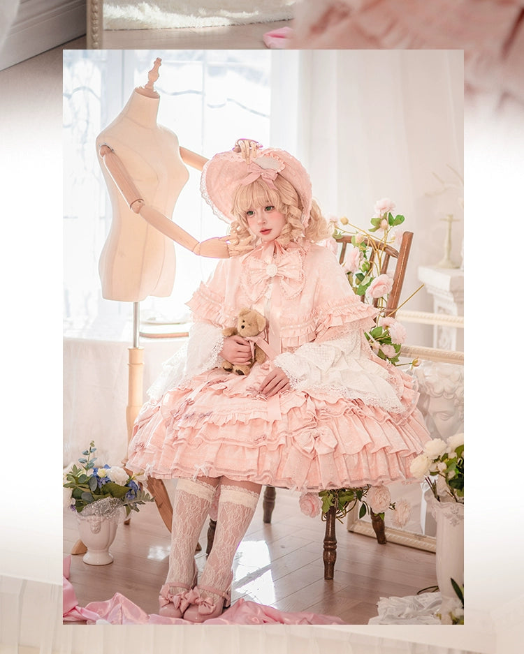 Lost Aqua - Vintage Lolita Dress Set Cotton Shirt