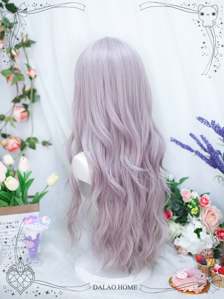 Dalao Home~Poi Balls~Sweet Lolita Wig Long Curly Purple Wigs   