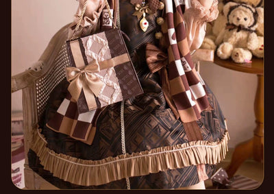(BFM)Original Project~Vintage Lolita Handbag Chocolate Lolita Bag   