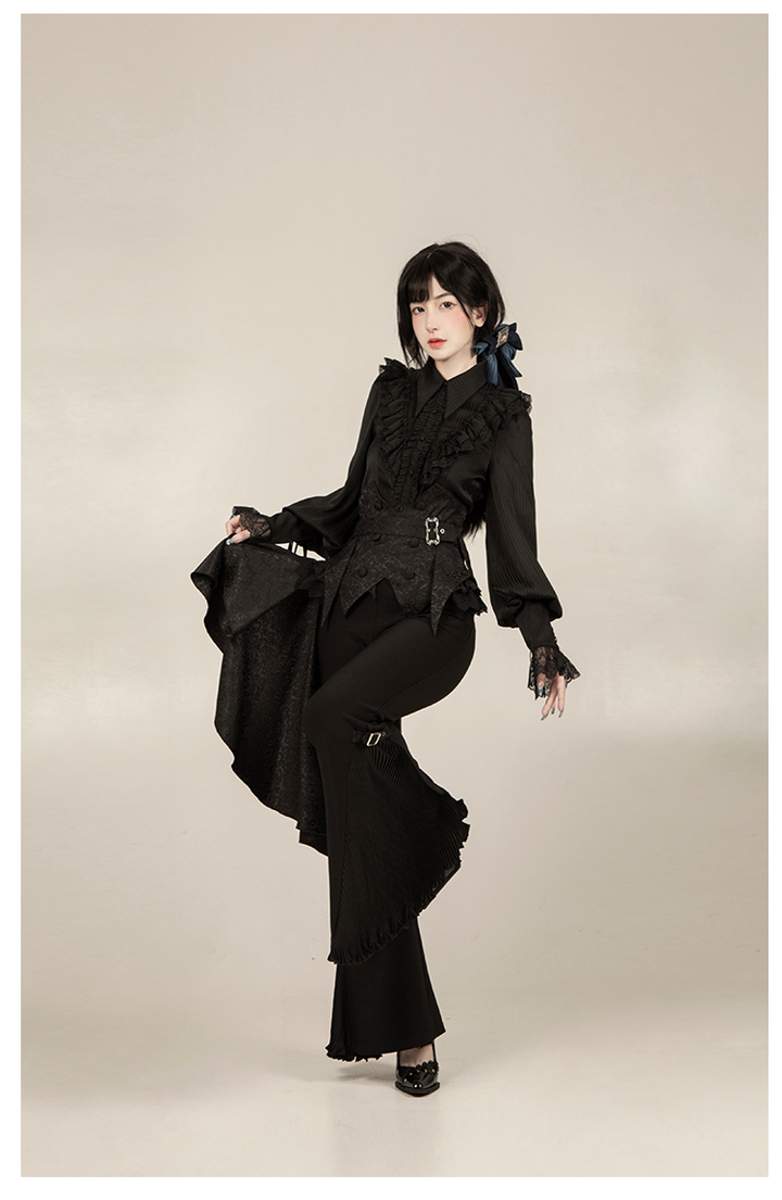 With PUJI~Hunter of Gold~Ouji Lolita Shorts/Pants Outfit Twins Set 42926:757969