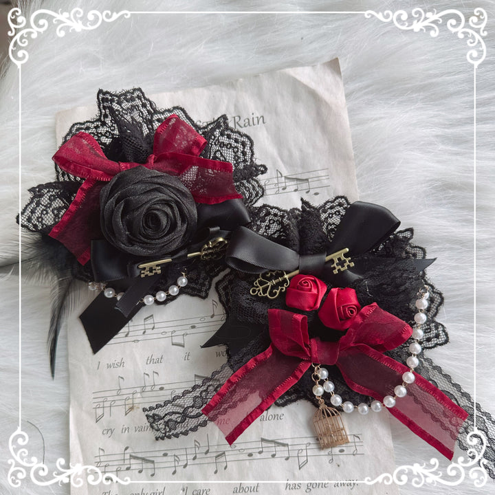 Chestnut Lolita~Gothic Lolita accessory Handmade Hairband   